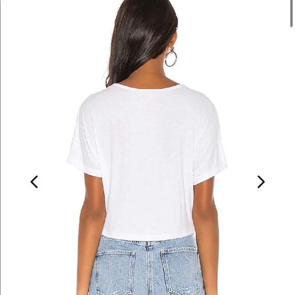 Lovers + Friends- white surpluses tee. Size small - Picture 3 of 6